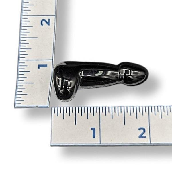 Black Obsidian Phallus 18g Approximate