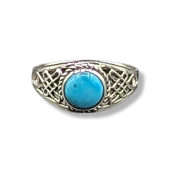 Ring Turquoise Celtic Sterling Silver