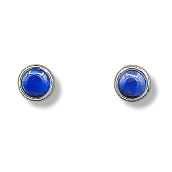 Earrings Lapis Lazuli Sterling Silver Stud