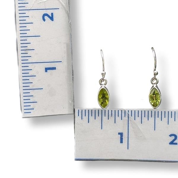 Earrings Peridot Sterling Silver