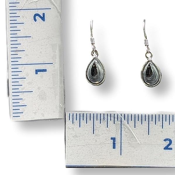 Earrings Hematite Sterling Silver