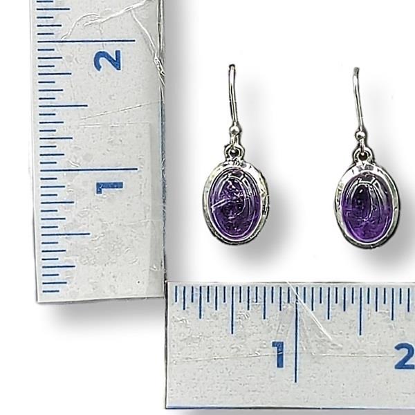 Earrings Amethyst Sterling Silver