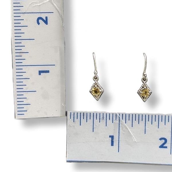 Earrings Citrine Sterling Silver