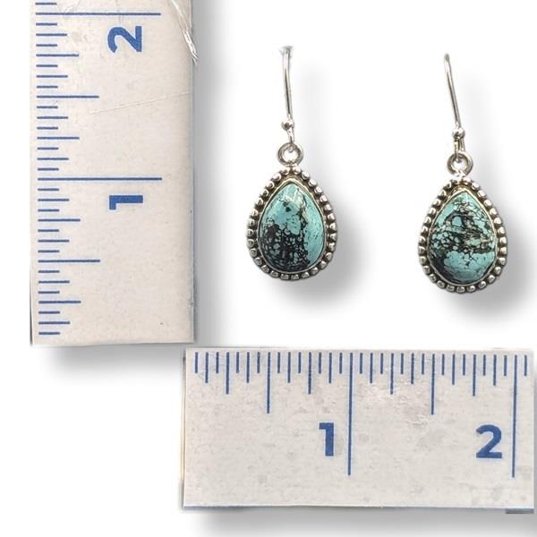 Earrings Turquoise Sterling Silver