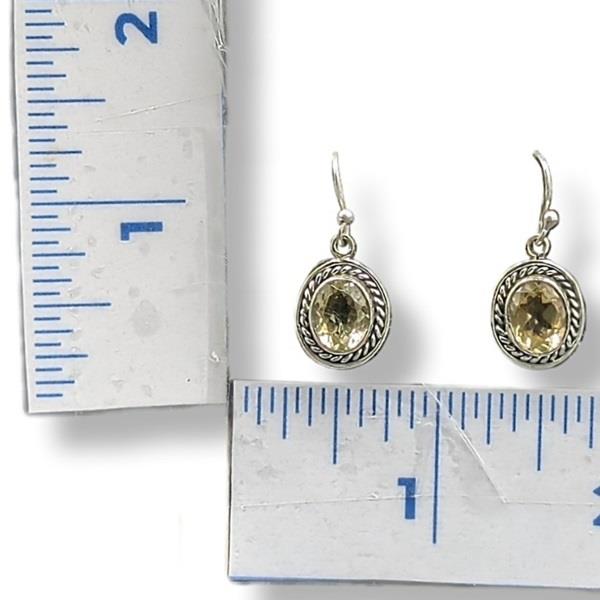 Earrings Citrine Sterling Silver