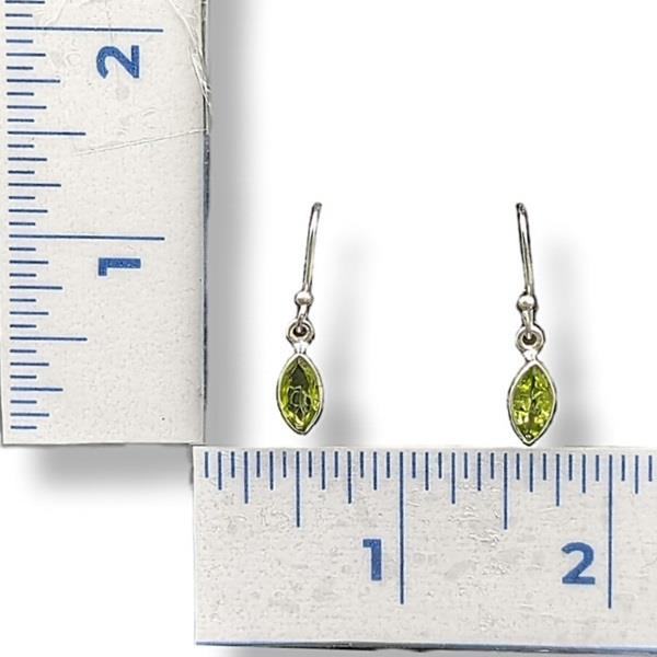 Earrings Peridot Sterling Silver