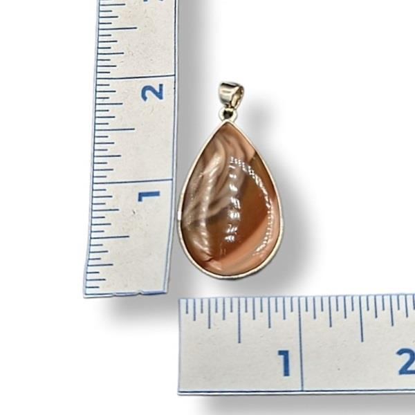 Pendant Imperial Jasper Sterling Silver