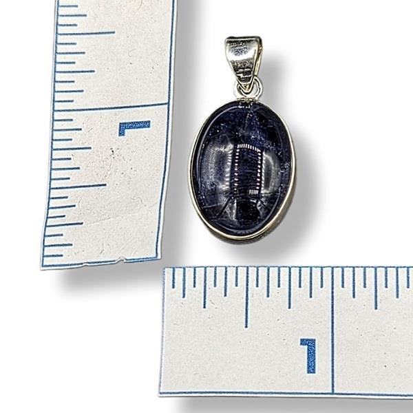 Pendant Iolite Sterling Silver