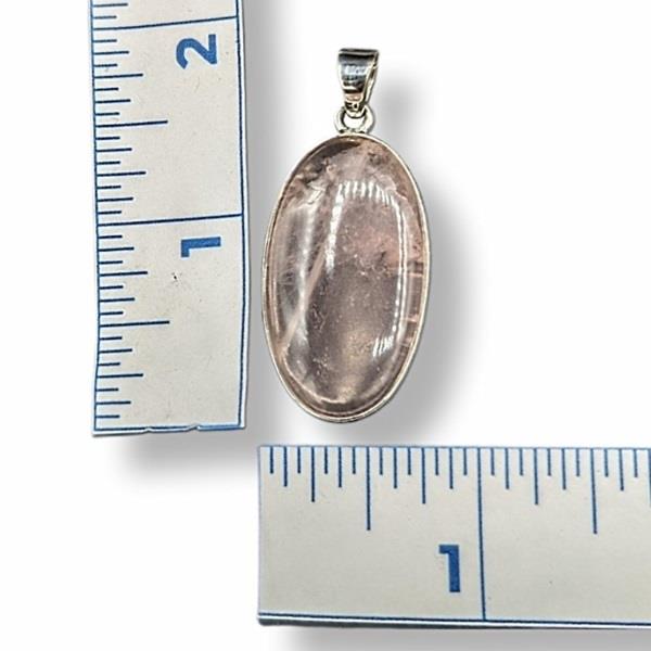 Pendant Rose Quartz Sterling Silver