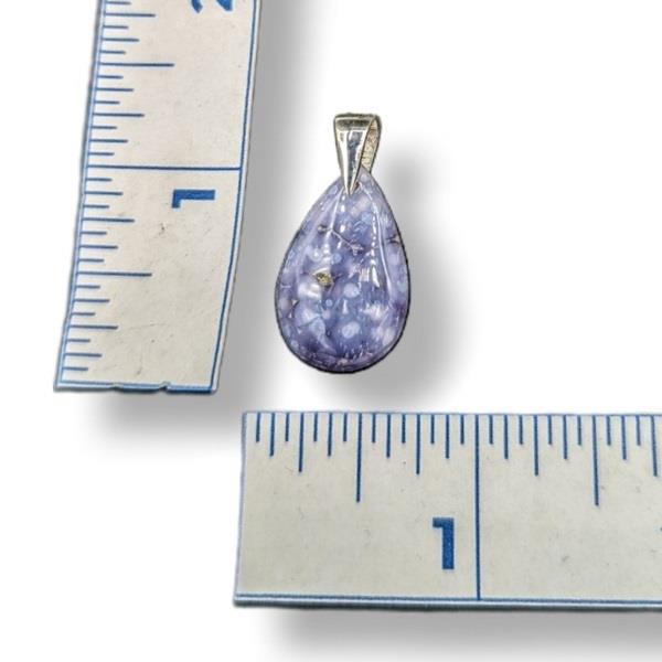 Pendant Grape Chalcedony