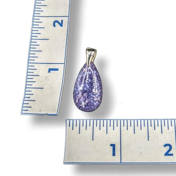 Pendant Grape Chalcedony