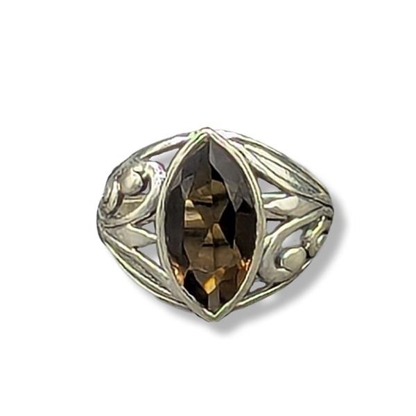 Ring Smokey Quartz Size 9