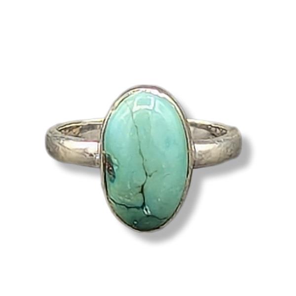 Ring Turquoise Sterling Silver Size 7