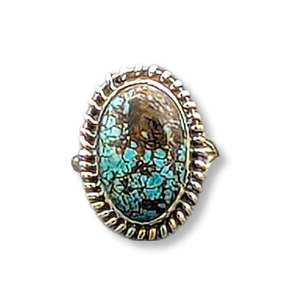 Ring Turquoise Sterling Silver Size 7