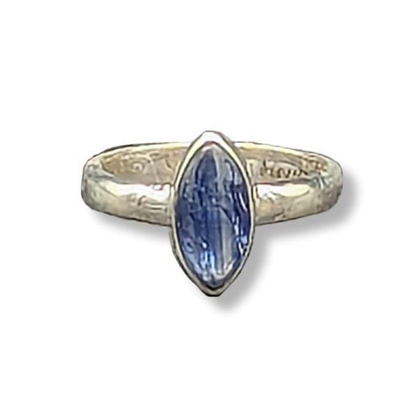 Ring Blue Kyanite Sterling Silver Size 5