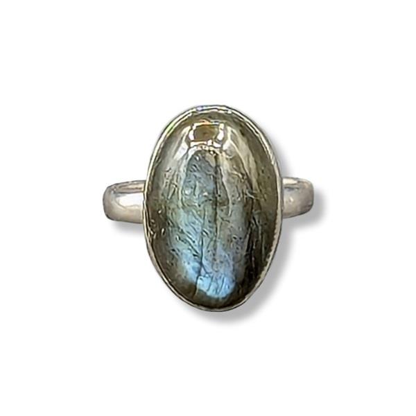 Ring Labradorite Sterling Silver Size 5