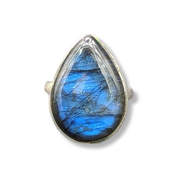 Ring Labradorite Sterling Silver Size 6