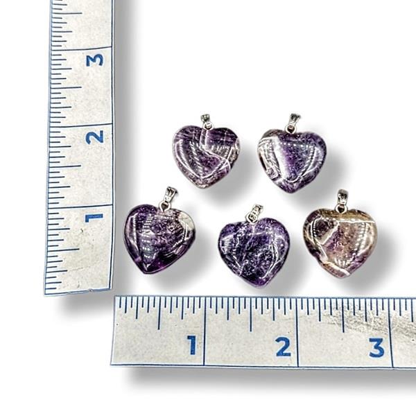 Pendant Amethyst Heart