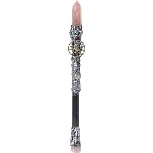 Rose Quartz Wand Raven