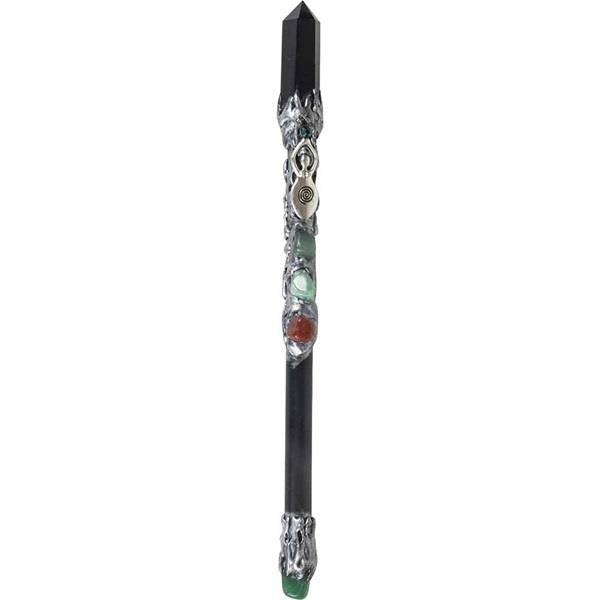 Black Obsidian Wand Goddess