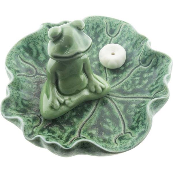 Incense Burner Meditating Frog