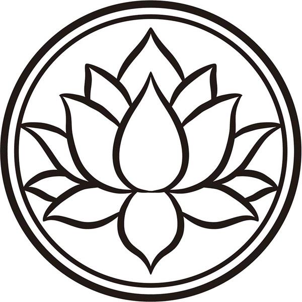 Wall Decal Lotus Flower