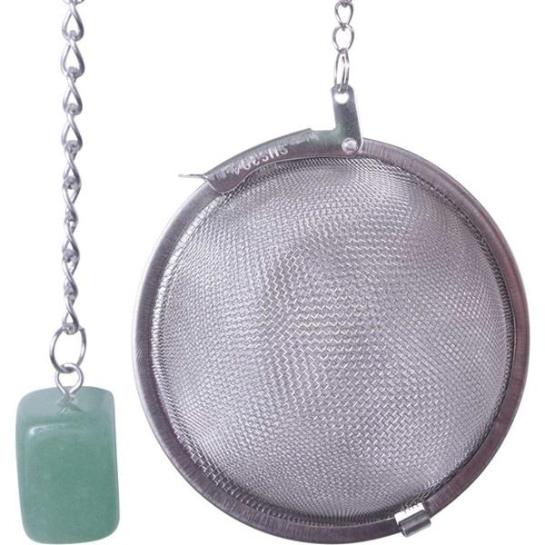 Tea Infuser Ball Green Aventurine