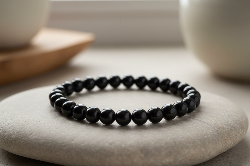 6mm Bracelet Black Tourmaline