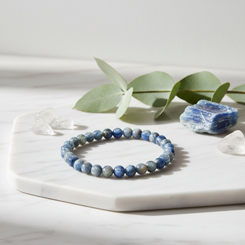 6mm Bracelet Blue Kyanite