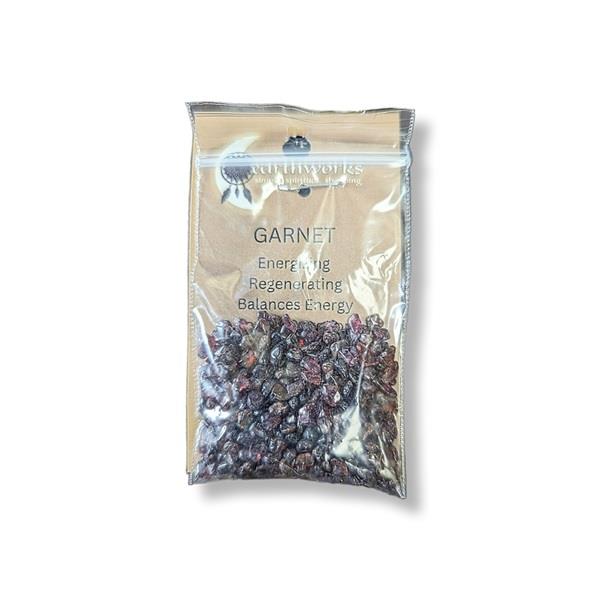 Garnet Chips 30g Approximate