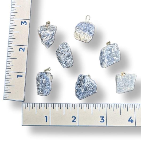 Pendant Blue Quartz Rough