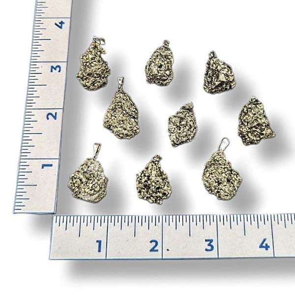 Pendant Pyrite Cluster