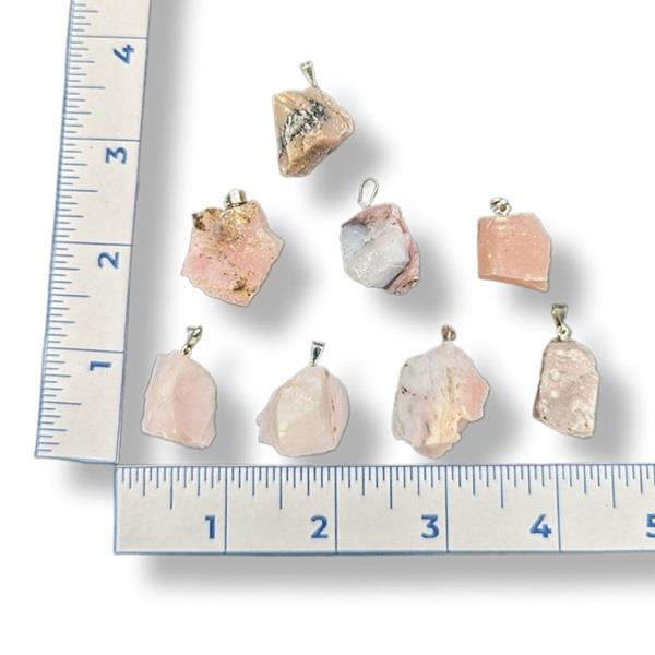 Pendant Pink Opal Rough