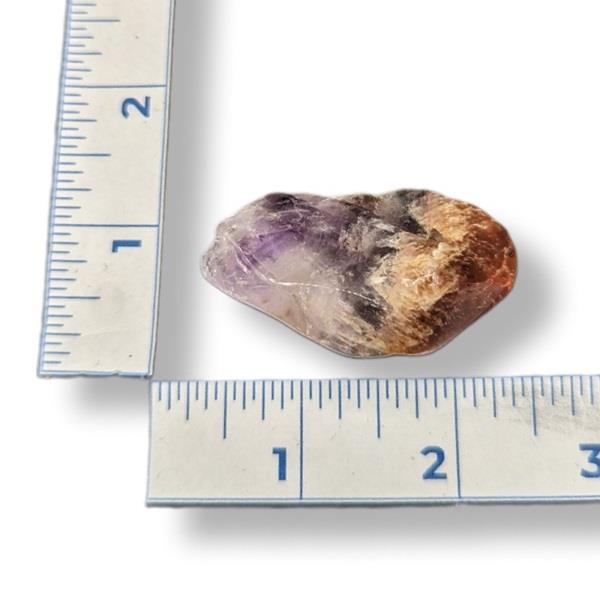 Red Capped Amethyst Tumbled 32g Approximate