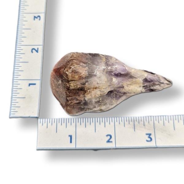 Red Capped Amethyst Tumbled 94g Approximate