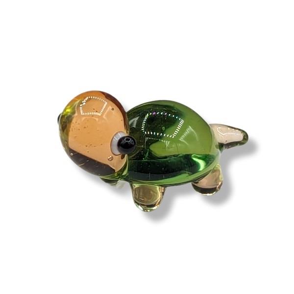 Mini Glass Animal Turtle