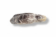 Amethyst crystal displayed on a clean white background with a soft drop shadow.