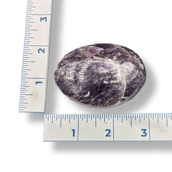 Lepidolite Palmstone 108g Approximate