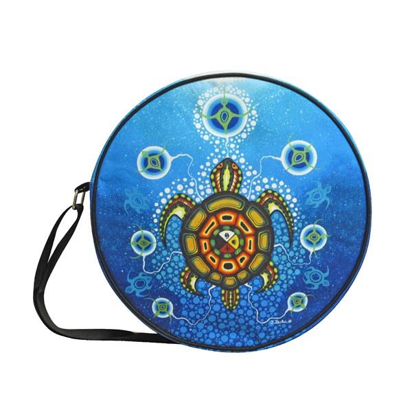 Drum Bag Medicine Turtle 14"
