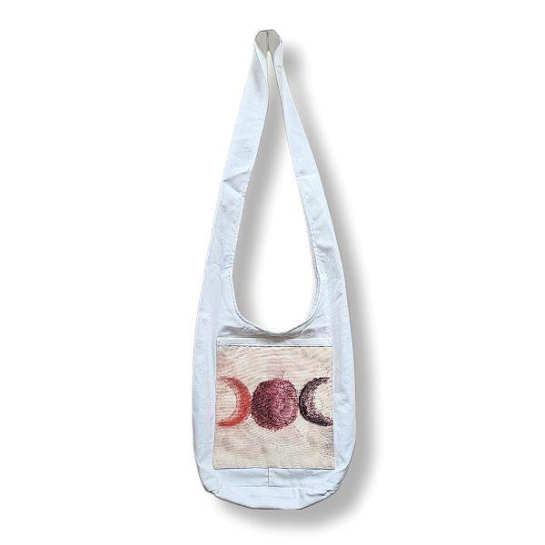 Monk Bag Three Moons White