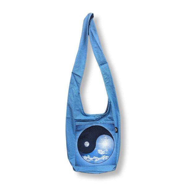 Monk Bag Sky Blue Yin Yang