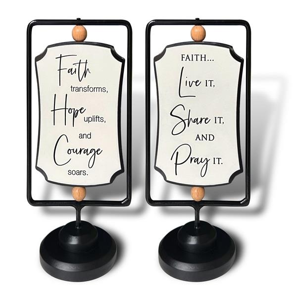 Swivel Plaque Faith