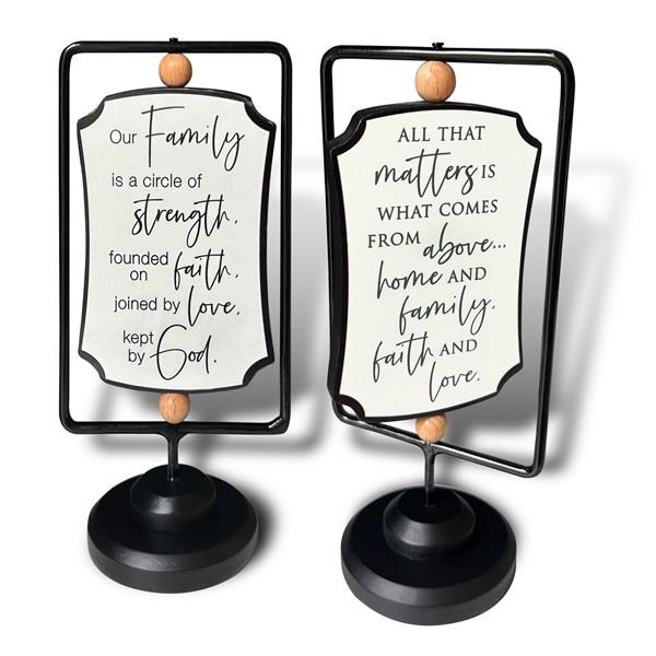 Swivel Plaque Family