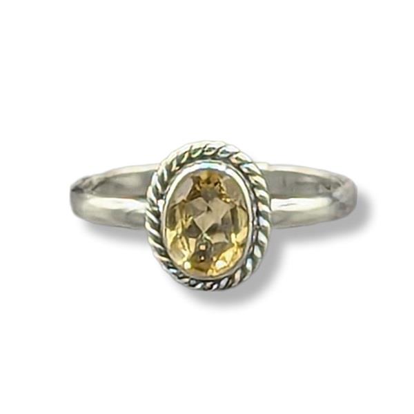 Ring Citrine Sterling Silver