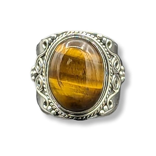 Ring Tiger's Eye Sterling Silver