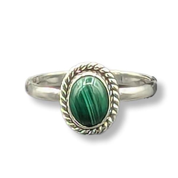 Ring Malachite Sterling Silver