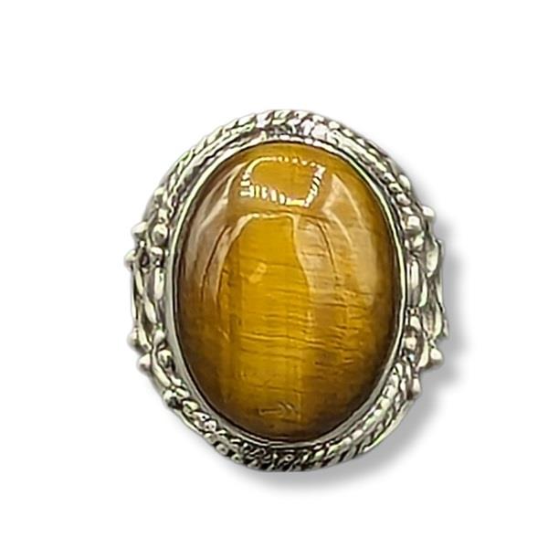 Ring Tiger's Eye Sterling Silver