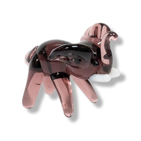 Mini Glass Animal Elephant