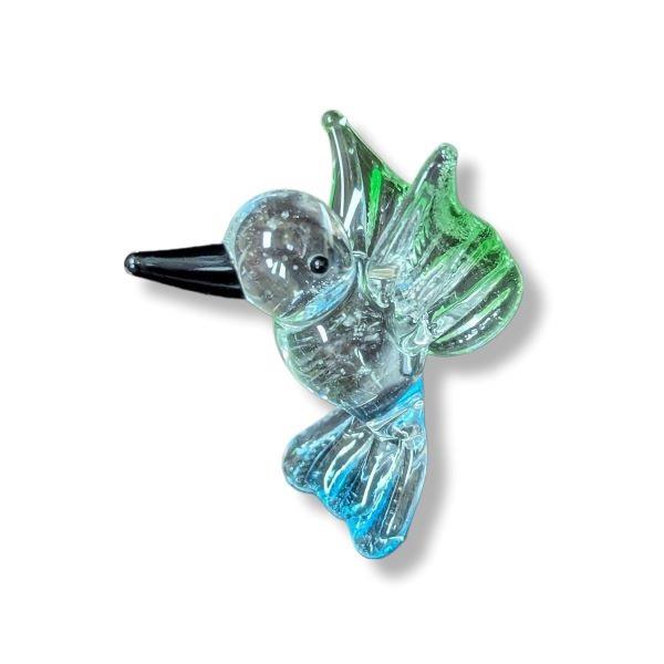 Mini Glass Animal Hummingbird