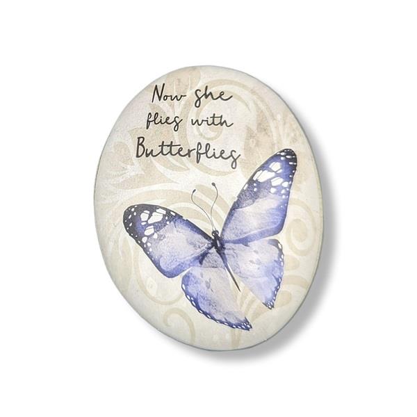 Bereavement Stone Winged Memory Butterfly